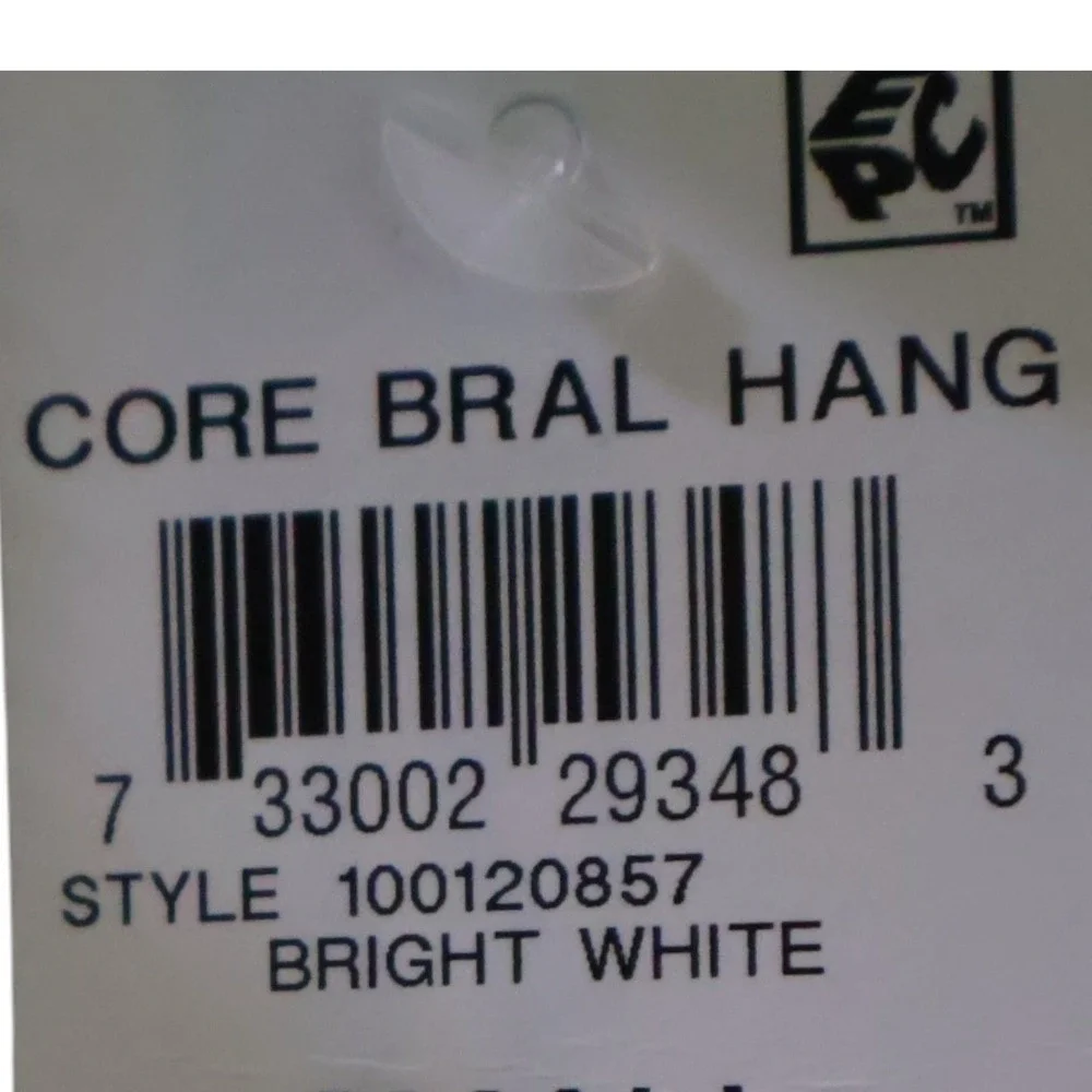 Jenni Core Bralette‎ Bright White Wide Lace Cotton Wireless Bra L NWT